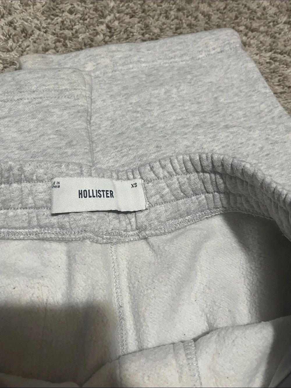 Hollister Light Gray Heather Men's Baggy Sweatpants